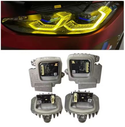 Plug and Play LED Module Yellow DRL Angel Eyes For BMW G80/G82/G83/G22/G23/G26 M3/M4 - Electromann SA