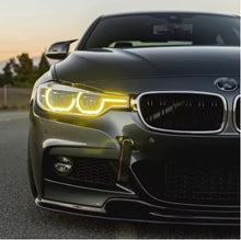 Bright Yellow Daytime Running Lights For BMW 3 Series F30 LCI 3' F31 63117419610 63117419615 Angel Eyes - Electromann SA