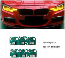 Bright Yellow Daytime Running Lights For BMW 3 Series F30 LCI 3' F31 63117419610 63117419615 Angel Eyes - Electromann SA