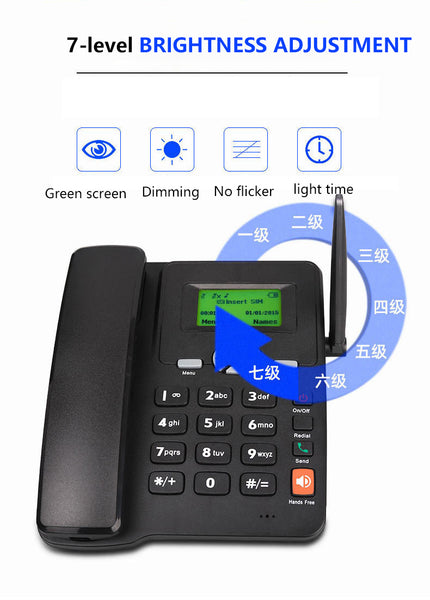 Beamio Wireless Desk Phone with Dual GSM 2G/3G SIM Card Slots - Versatile and Portable Communication Device