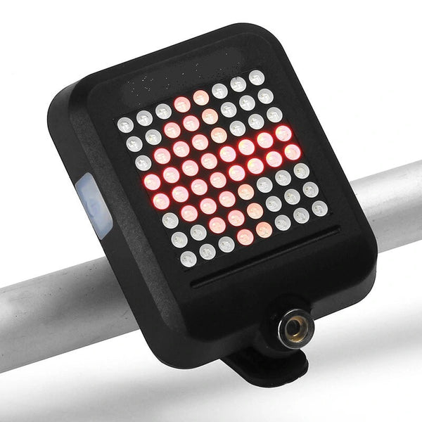 I-NQY 64 LED Intelligent Safety Bicycle Tail Light ene-Infrared Laser - Thuthukisa Ukubonakala Nokuphepha