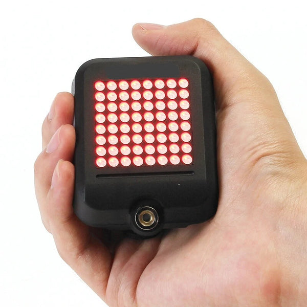 I-NQY 64 LED Intelligent Safety Bicycle Tail Light ene-Infrared Laser - Thuthukisa Ukubonakala Nokuphepha