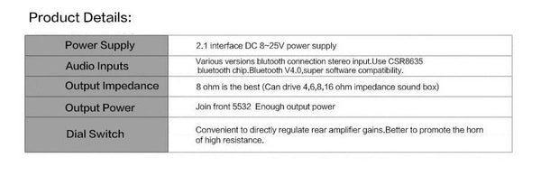 Geekcreit® TDA7492P 50W+50W Bluetooth 4.0 Audio Digital Amplifier