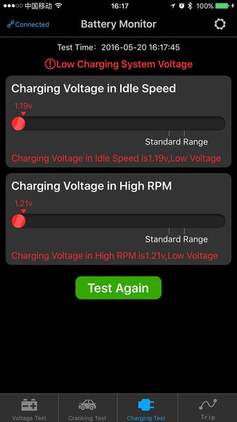 12V Bluetooth Mobile Phone Car Battery Monitor