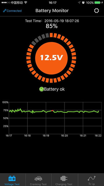 12V Bluetooth Mobile Phone Car Battery Monitor