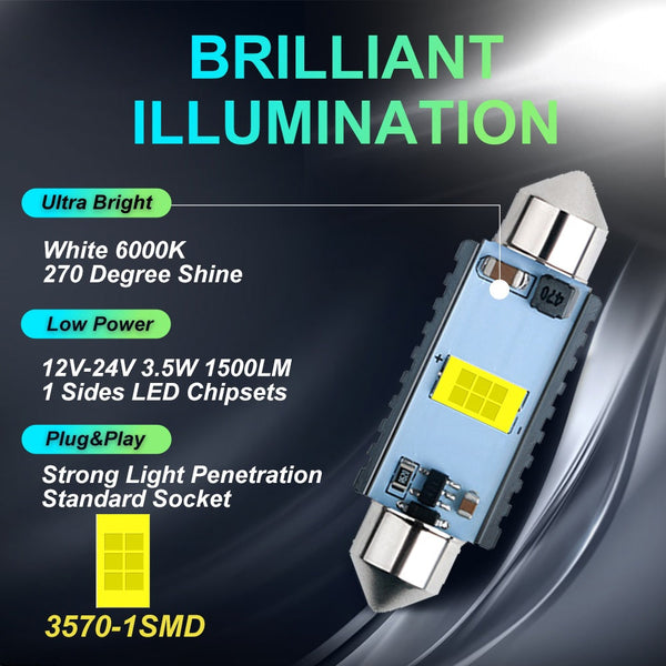 C5W 31mm Super Bright Canbus LED Festoon Bulb for Car Dome CSP