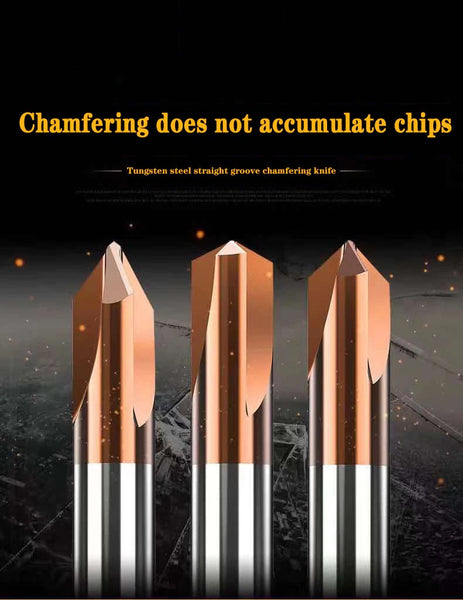 Cnc Cutters Carbide Chamfer Milling 90 Degree 8mm Cutter