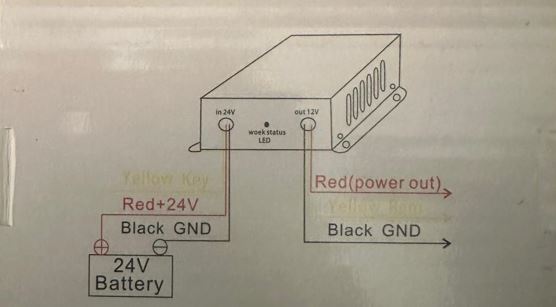 48v to 12v 30Amp DC to DC Step Down Power Converter (10003405)