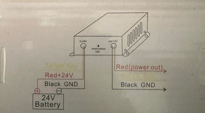 48v to 12v 30Amp DC to DC Step Down Power Converter (10003405)