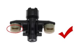 1pc Headlight Cleaning Washer Spray Nozzle Jet for Infiniti/Lexus/Mazda/Subaru and Toyota