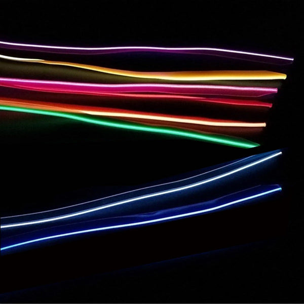 Enhance Your Car's Interior with the 5M Flexible Neon EL Wire Light