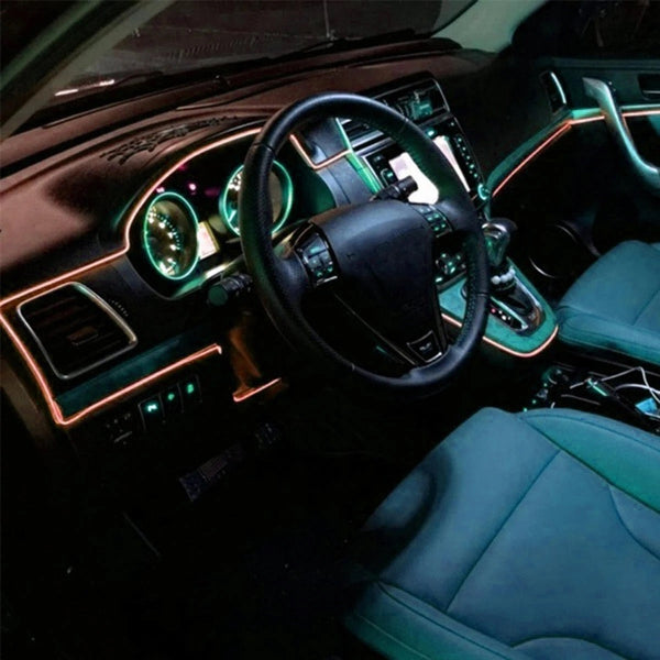 Enhance Your Cars Interior with the 5M Flexible Neon EL Wire Light