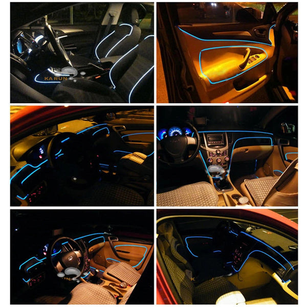 Enhance Your Cars Interior with the 5M Flexible Neon EL Wire Light