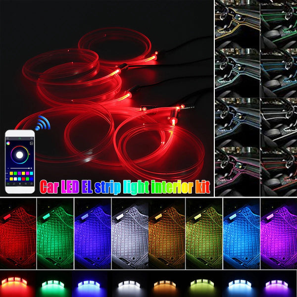 Full Car 8M Wireless RGB LED Atmosphere Light Kit