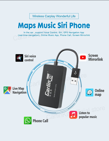 CarlinKit USB CarPlay Android Dongle