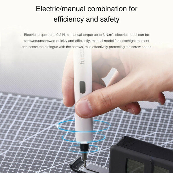 Cordless Electric Power Screwdriver Rechargeable Lithium Precision Steel Bits Repair Tools