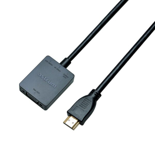 Astrum DA450 HDMI Male to VGA Female + Audio Adapter