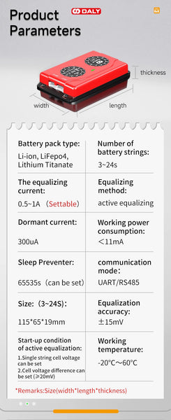 4S 1Amp Lithium/LiFePo4 Active Equalizer Balancer - Optimize Battery Efficiency and Safety