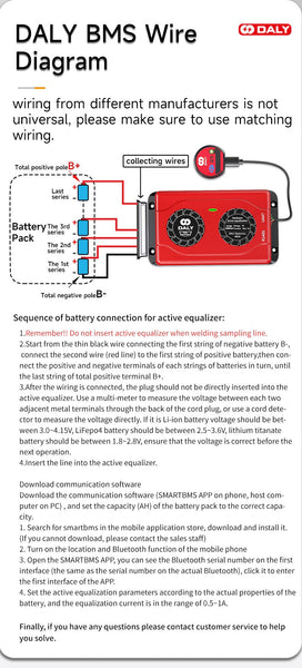 16S 1Amp Lithium/LiFePo4 Active Equalizer Balancer