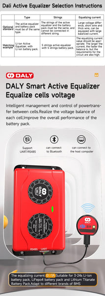 4S 1Amp Lithium/LiFePo4 Active Equalizer Balancer - Optimize Battery Efficiency and Safety