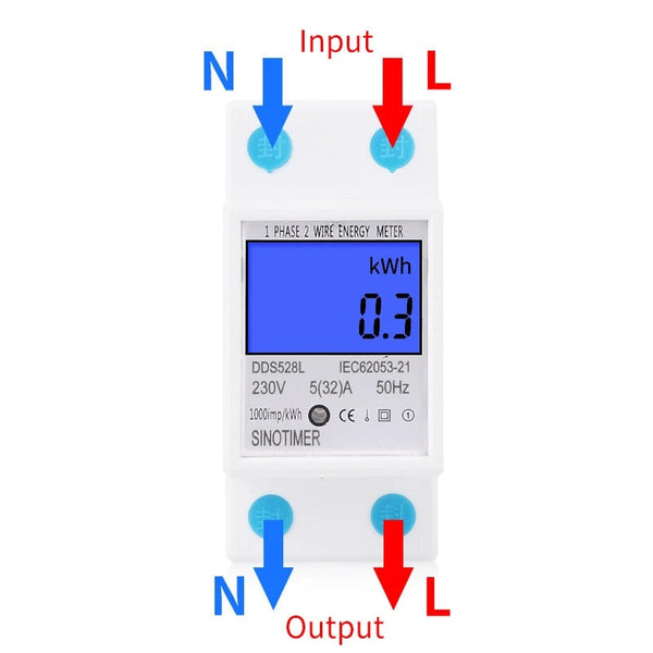 DDS528L Digital Display AC 220v Energy Meter