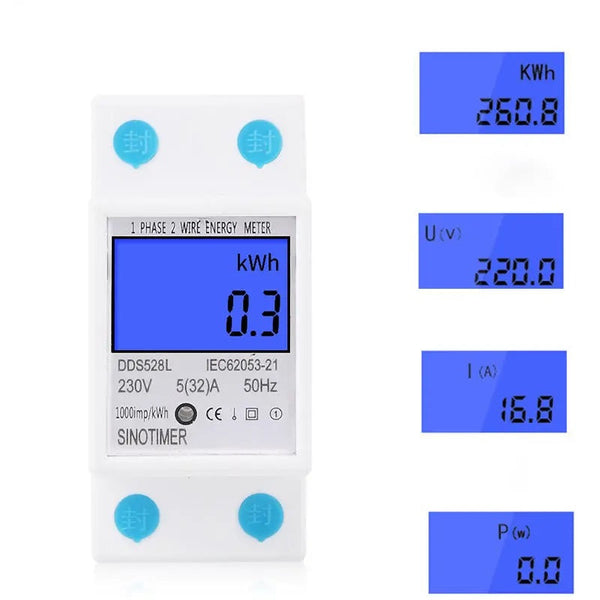 DDS528L Digital Display AC 220v Energy Meter