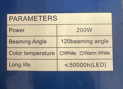 Digimark 200Watt SOLAR Outdoor LED Flood Light - Powerful and Sustainable Lighting Solution (10006177)