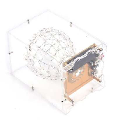 DIY LED Light Cube Apple Ball Music Spectrum RGB Kit - Enhance Your Music Experience