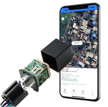 No-Contract Mobile App 4G Relay GPS Tracker - Real-Time Tracking for V ...