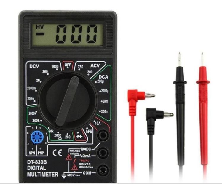 DT-830B Handheld Entry Level Multi-Function Digital Multimeter - Electromann SA