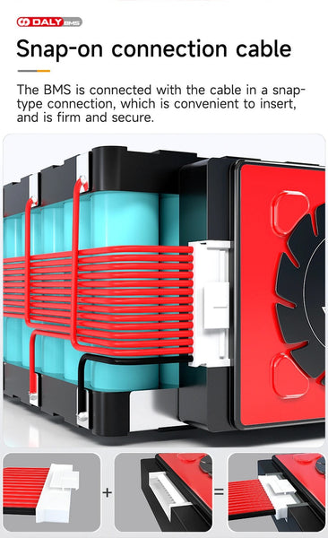 Daly LiFePo4 16S 48V 100A LFP PCM Battery Protection Board BMS with Balance - High-Quality Battery Management System
