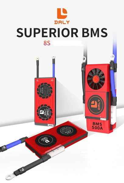 Daly 3.2V LiFePo4 8S 24V 100A  LFP PCM battery protection board BMS with balance