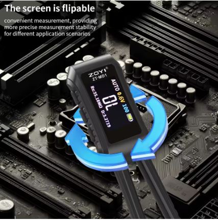 ZOYI ZT-MD1 Digital Smart Tweezer SMD ESR Tester - Electromann SA