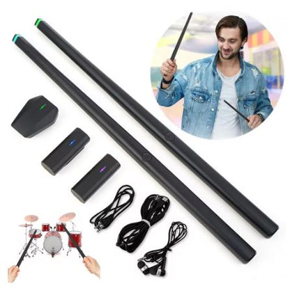 1 Set Somatosensory Virtual Air Drums Kit - Electromann SA