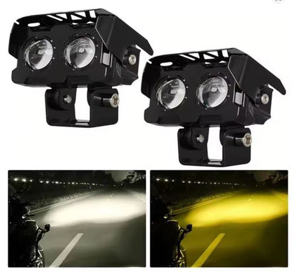 2PCS 2LED Spot Light Dual Color Hi/Low Beam Fog Lamp Kit (10008283)