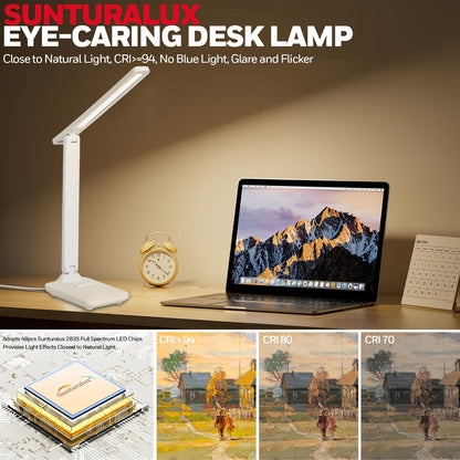 Redisson Smart Rechargeable Touch Switch Desk Lamp with 4 modes (10007802) - Electromann SA