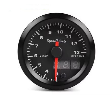 2" 52mm LED Dual Display Exhaust Gas Temperature Guage Kit (10000348) - Electromann SA