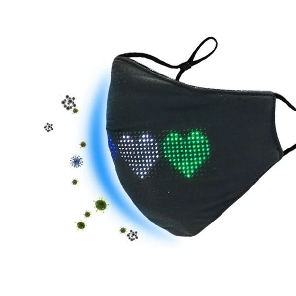 EL Luminous Bluetooth Display Cotton Mask