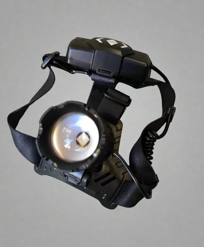 High Power Tactical Multiple Mode Headlamp with Zoom - Electromann SA