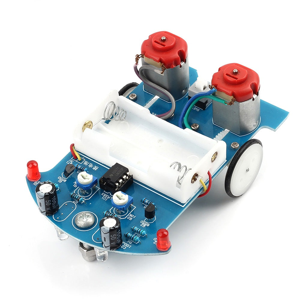 DIY Learning Electronics Kit Smart Robot Car Project - Build and Program Your Own Robot Car