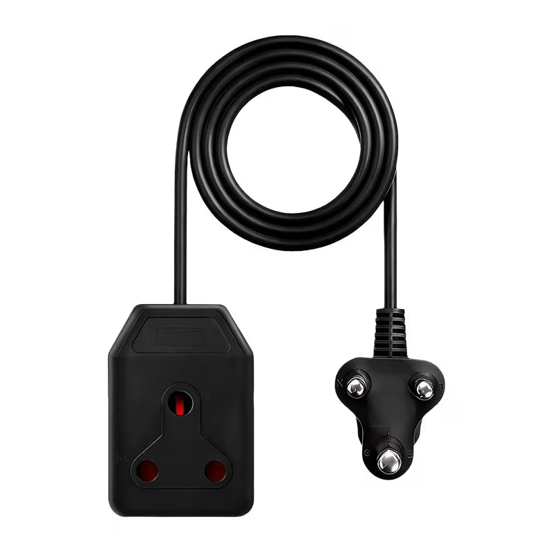 220v 10amp 10m Extension Cord With Two-Way Multi-Plug - Convenient and Versatile Solution for Your Electrical Needs (10006136) - Electromann SA