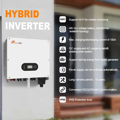 Felicity Solar 5kW 48v T-REX Series Single-Phase Hybrid Inverter - Efficient Solar Energy Conversion (10008366)