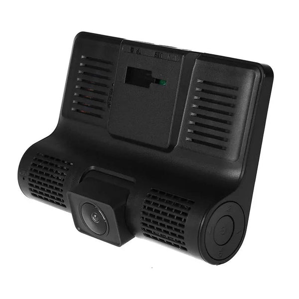 Enhance Your Safety with the 4 Inch 3 Lens 1080P Car Dash Camera with Rearview Camera