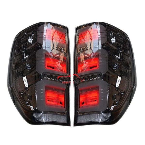 LED Rear Tail Lights Fit For Ford Ranger T6/T7/T8 Raptor, Xl, Xlt, Wildtrack 2012-2018 - Stylish and Functional Upgrade!