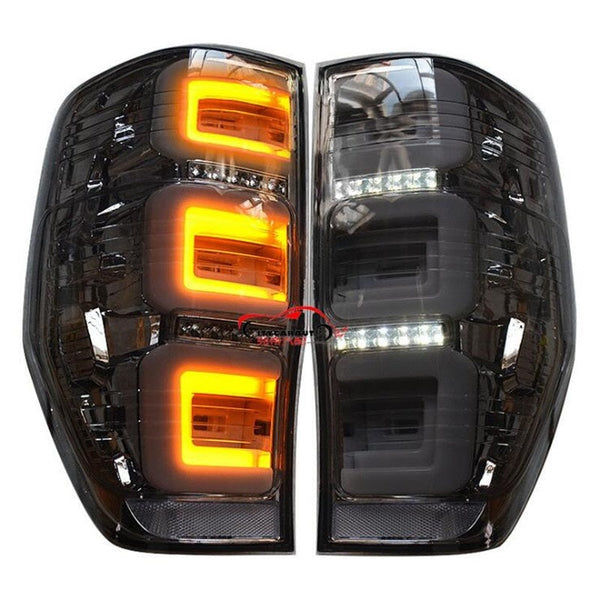 LED Rear Tail Lights Fit For Ford Ranger T6/T7/T8 Raptor, Xl, Xlt, Wildtrack 2012-2018 - Stylish and Functional Upgrade!