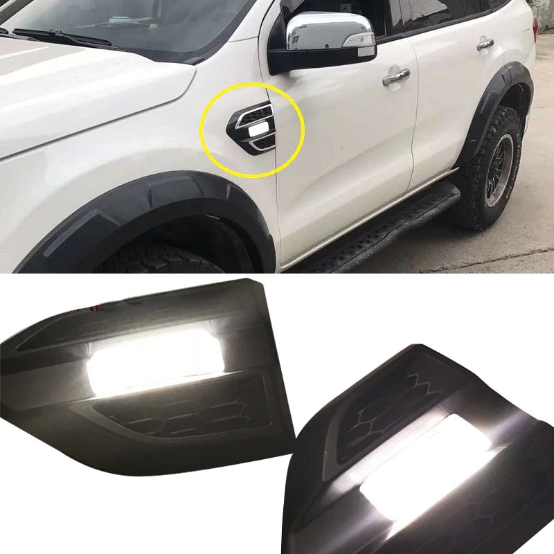 LED-syaanwyserligte vir FORD RANGER T7 T8 EVERST 2015-18 