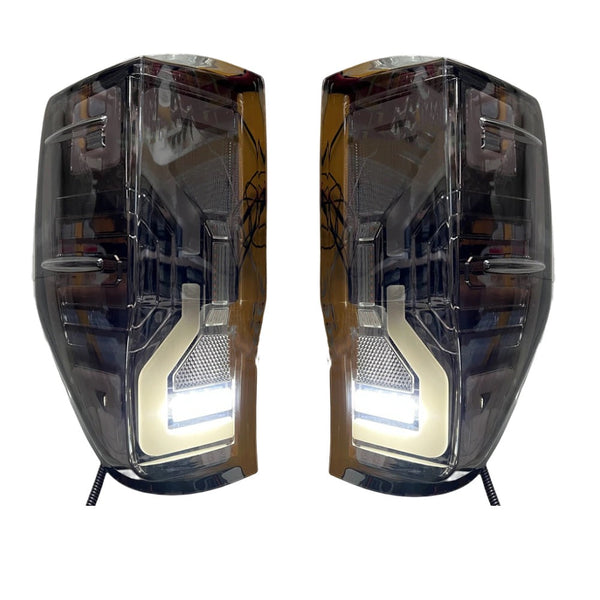 I-Led Rear Tail Lights Ifanele i-Ford Ranger T6/T7/T8 Raptor, Xl, Xlt, Wildtrack 2012-2021 