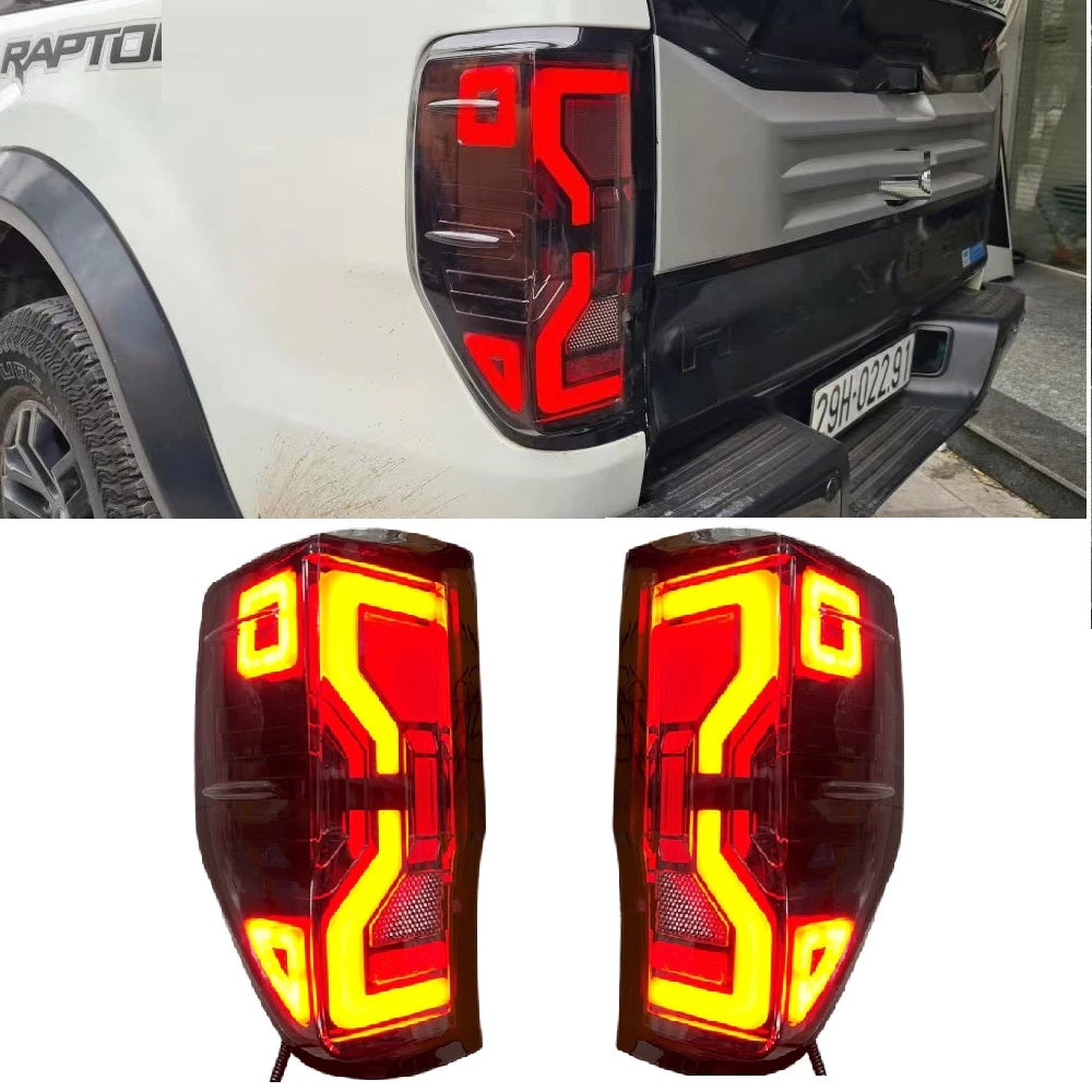 I-Led Rear Tail Lights Ifanele i-Ford Ranger T6/T7/T8 Raptor, Xl, Xlt, Wildtrack 2012-2021 