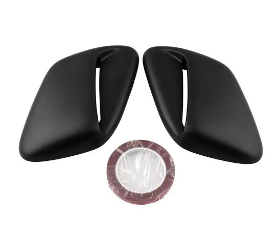 2Pcs ABS Plastic Air Intake Scoop Bonnet Vents for Subaru WRX GC8