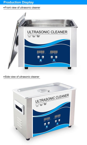 GRANBO GS0304 2.5L 180W Ultrasonic Cleaner - Powerful Cleaning Tool for Jewelry, Eyeglasses, Watches, and More